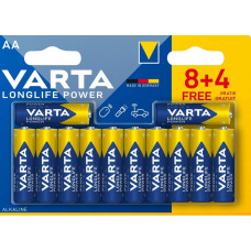 VARTA LONGLIFE POWER AA BLI12 (8+4) (20pz)